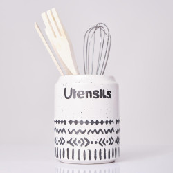 Porcelain Utensil Holder